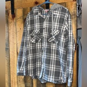 PS Love hooded flannel